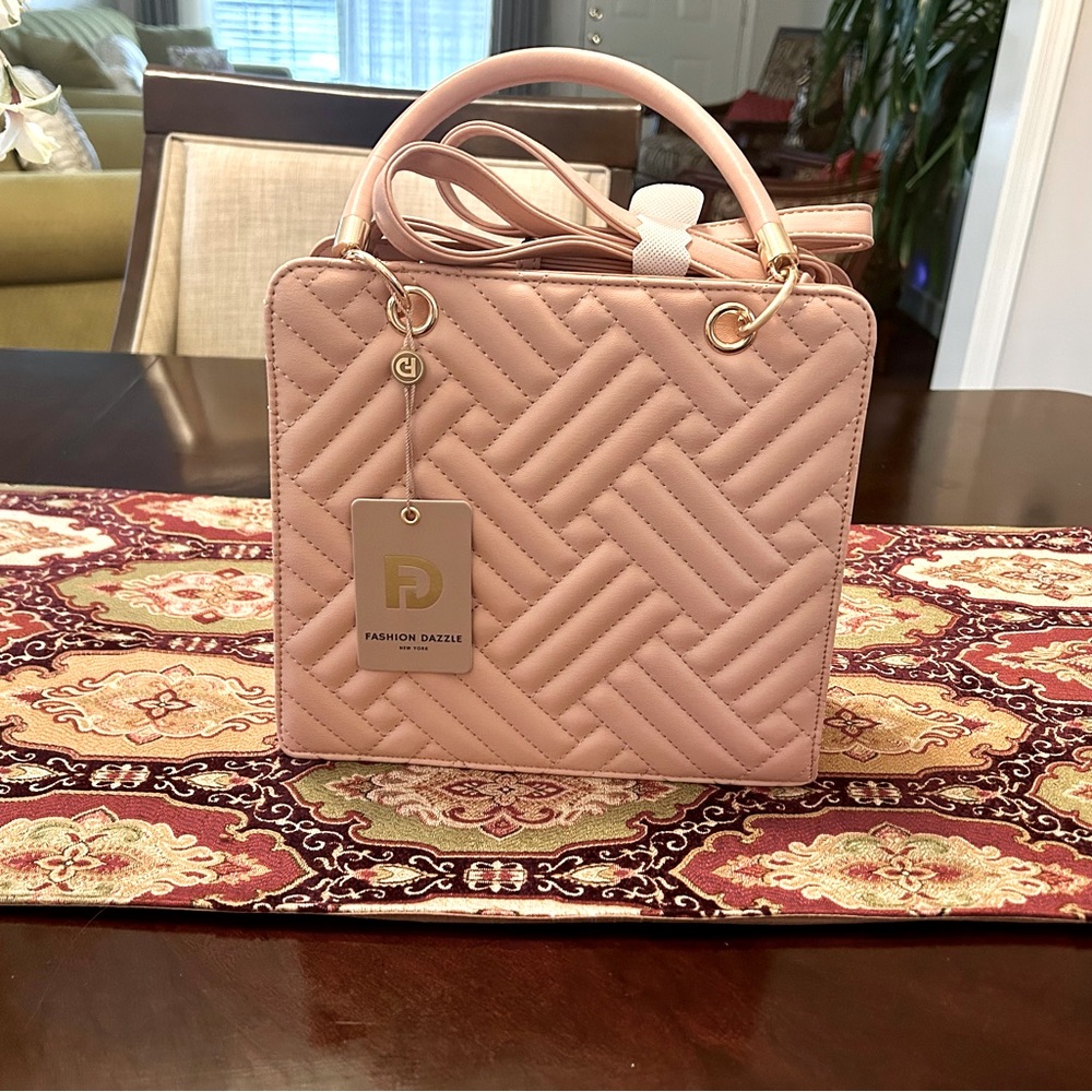 NWT Fashion Dazzle Top Handle Crossbody Satchel/Bag